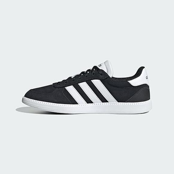 NWT adidas Women’s Breaknet Sleek Sneaker Black/White/Black – Size 10 - Picture 6 of 7
